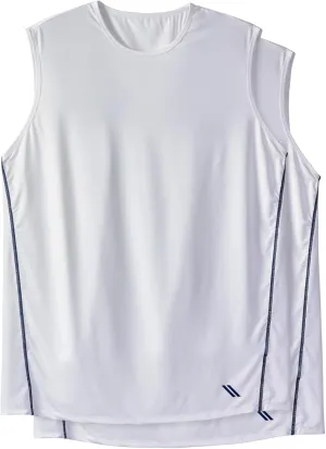 KingSize Men's Big & Tall Performance Tank Undershirt 2-Pack