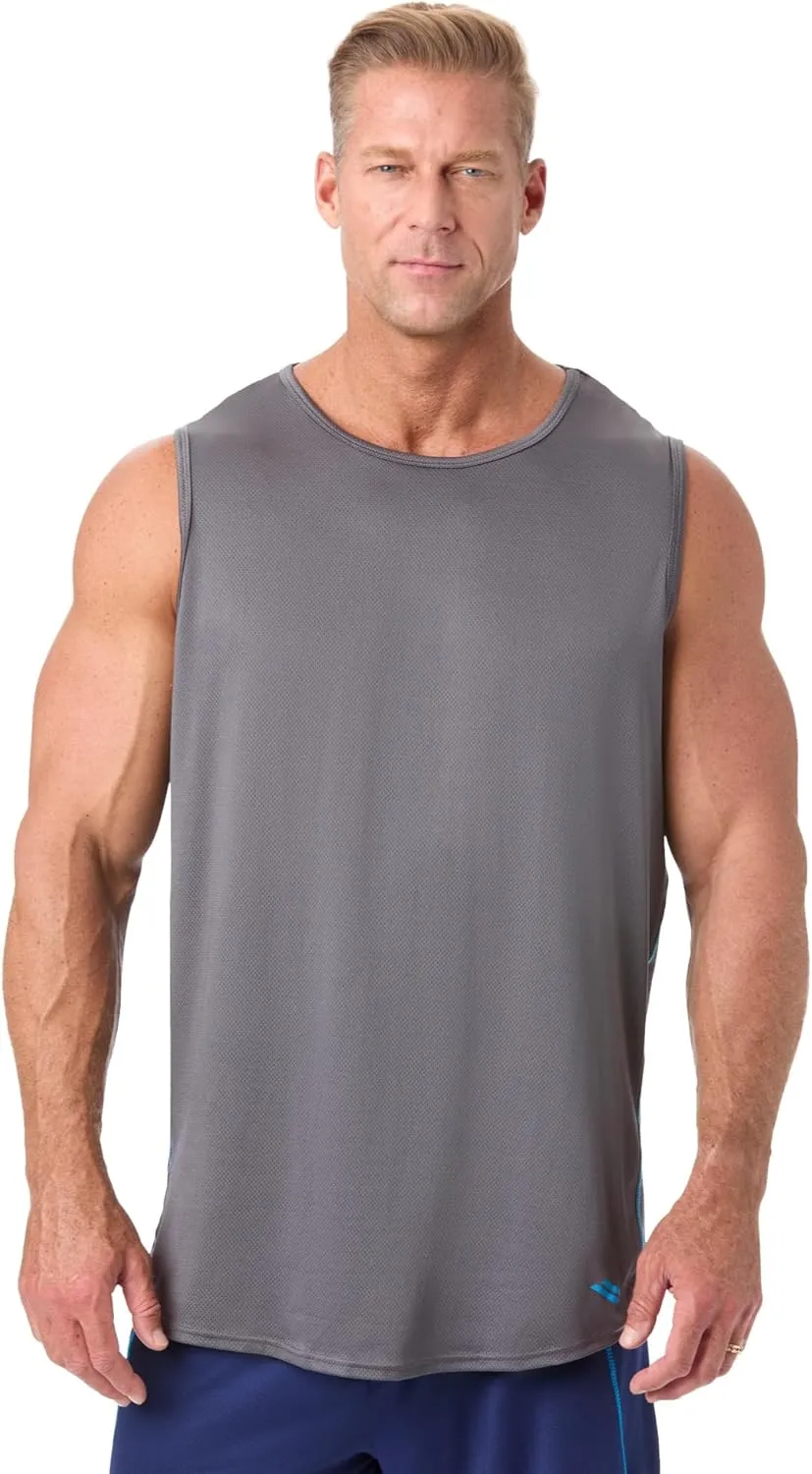 KingSize Men's Big & Tall Performance Tank Undershirt 2-Pack