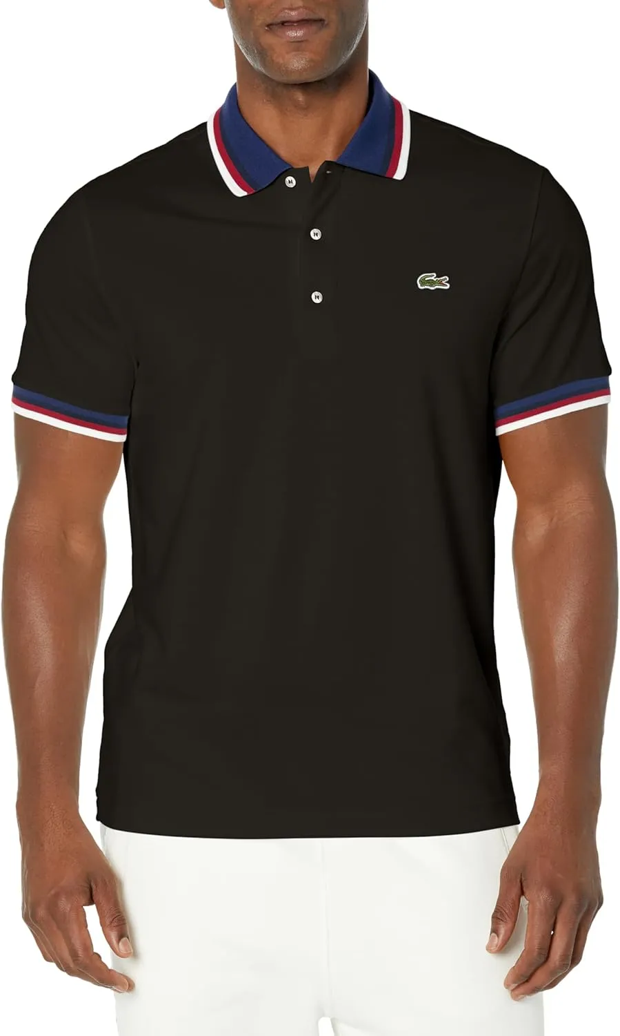 Lacoste Men's Regular Fit Stretch Piqu Polo Shirt