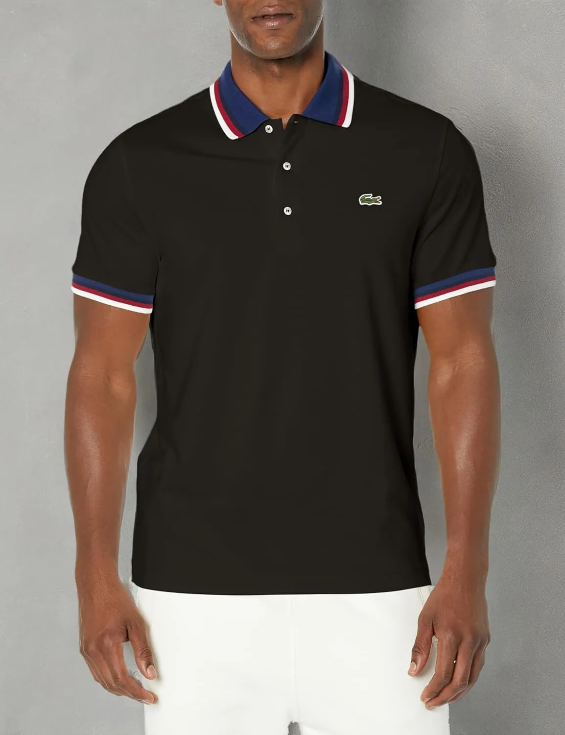 Lacoste Men's Regular Fit Stretch Piqu Polo Shirt