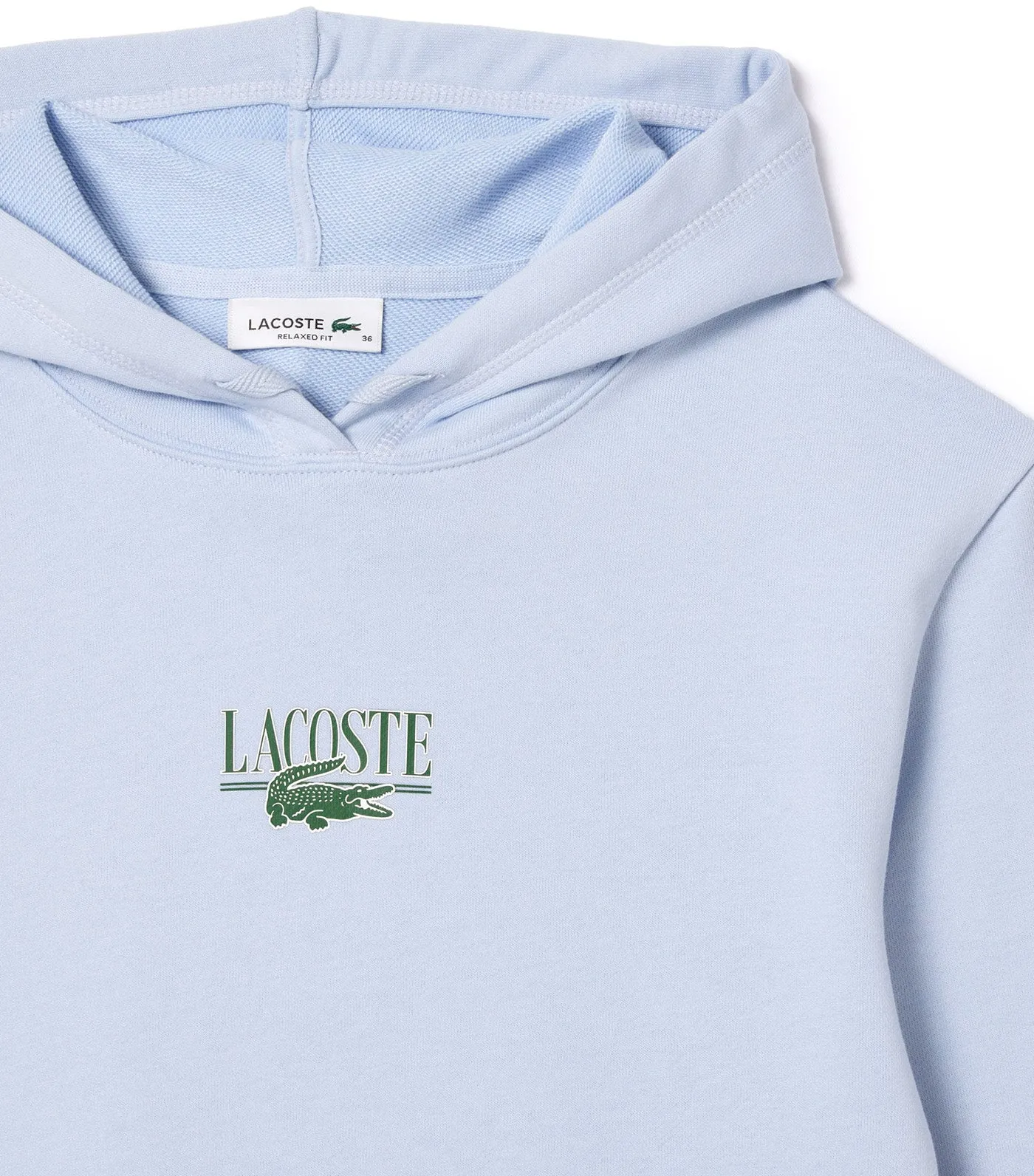 Lacoste Print Jogger Hoodie Phoenix Blue