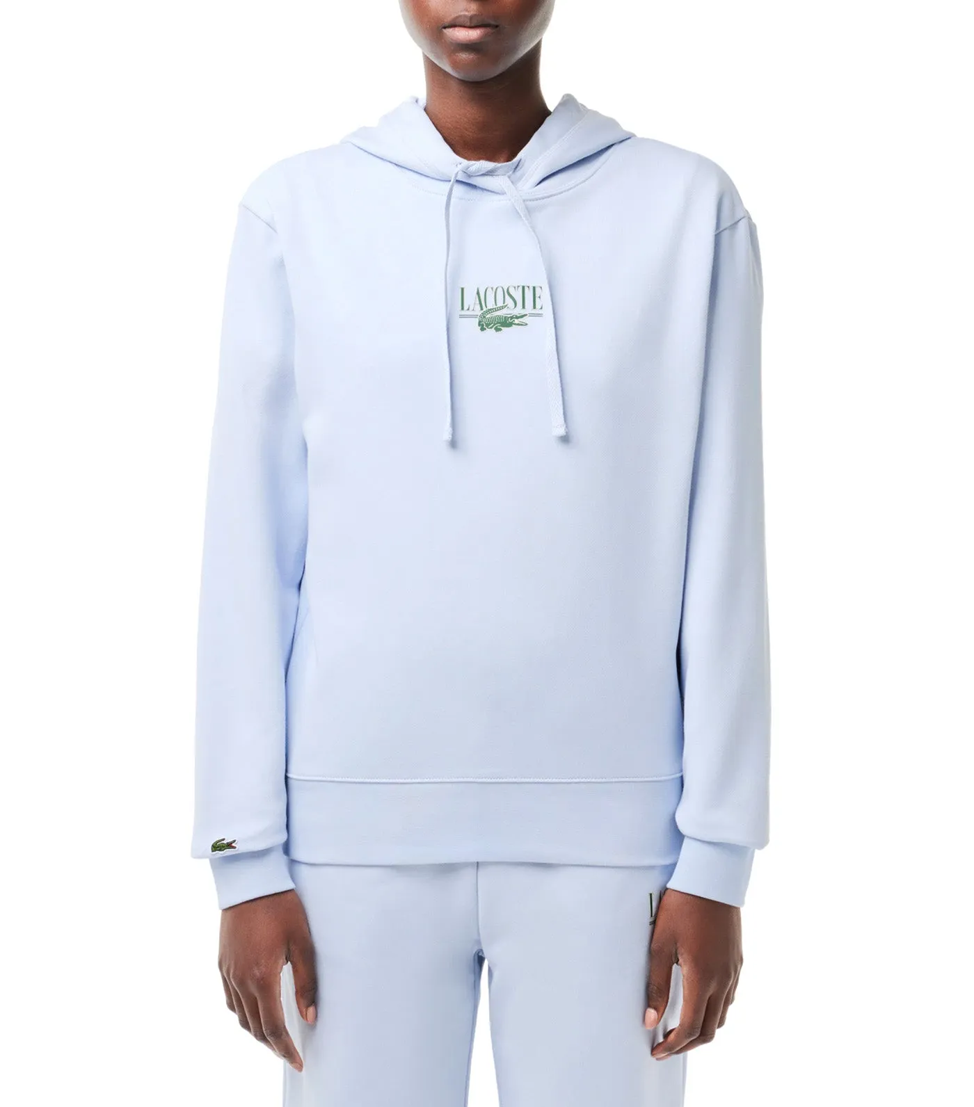 Lacoste Print Jogger Hoodie Phoenix Blue