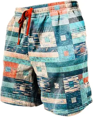 LCMTWX Men's Shorts Leisure and Fitness Sports Plus Size Five Surf Quick Drying Beach Pants Shorts Dress Shorts for Men Men