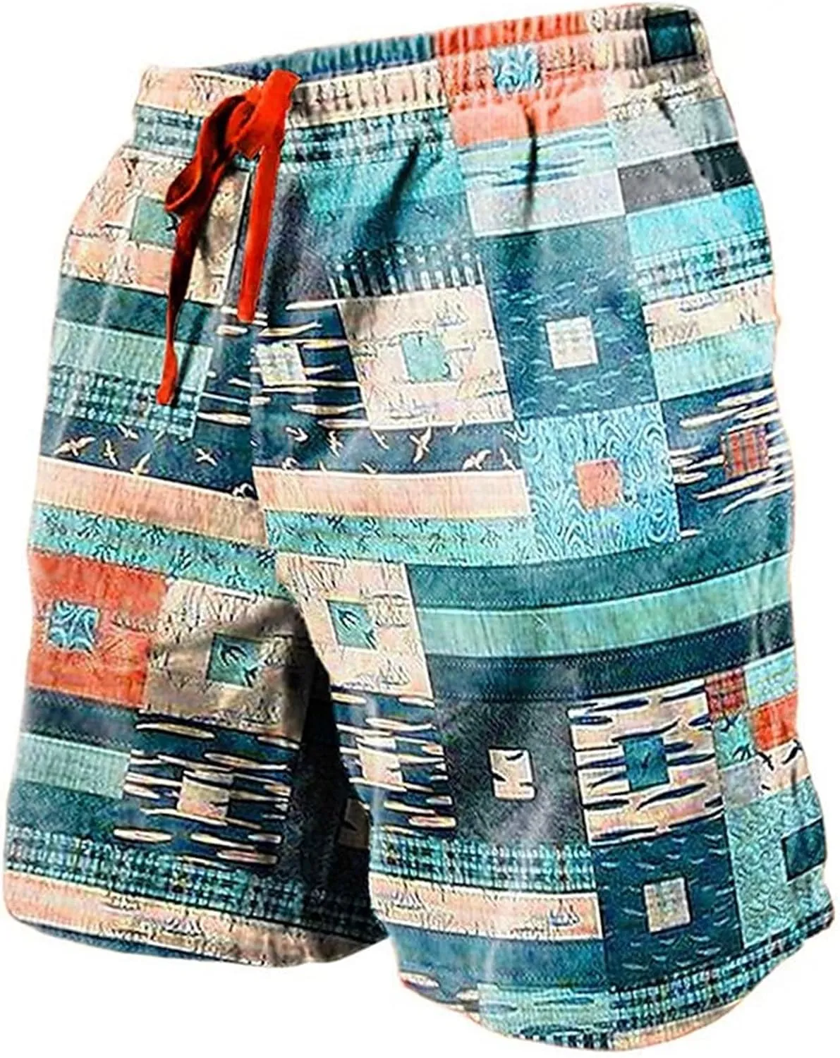 LCMTWX Men's Shorts Leisure and Fitness Sports Plus Size Five Surf Quick Drying Beach Pants Shorts Dress Shorts for Men Men