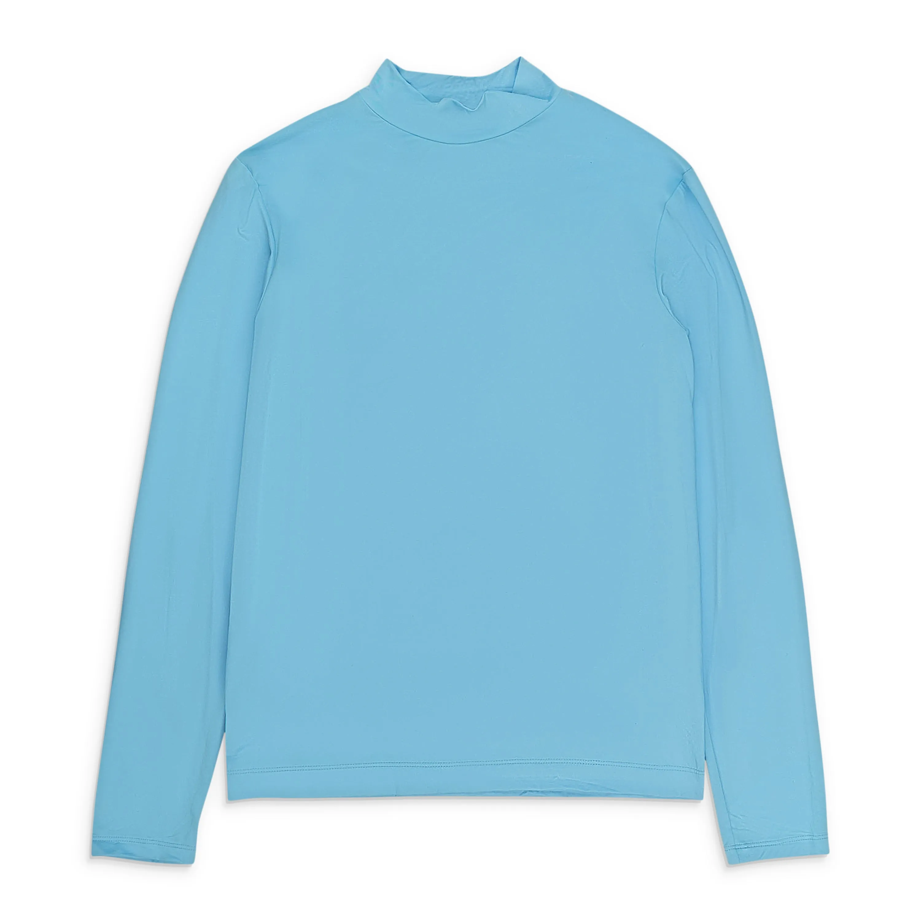 LONG SLEEVE JERSEY TURTLENECK BLUE TURTLENECK SWEATER