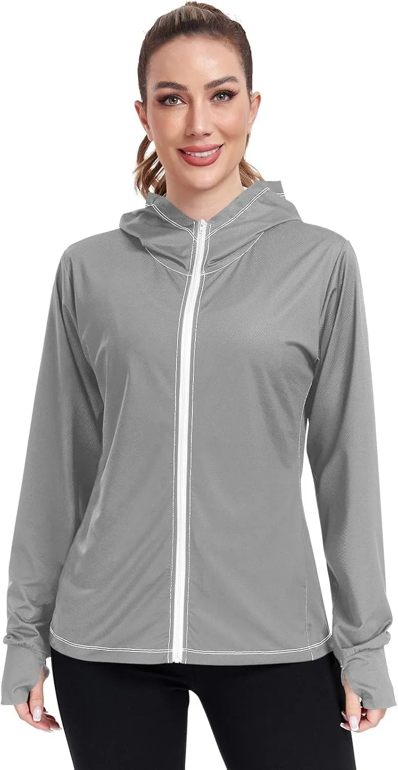 Lotus Womens UPF Hoodie UPF 50  UV Sun Protection Clothing Women's Hoodie Rash Guard