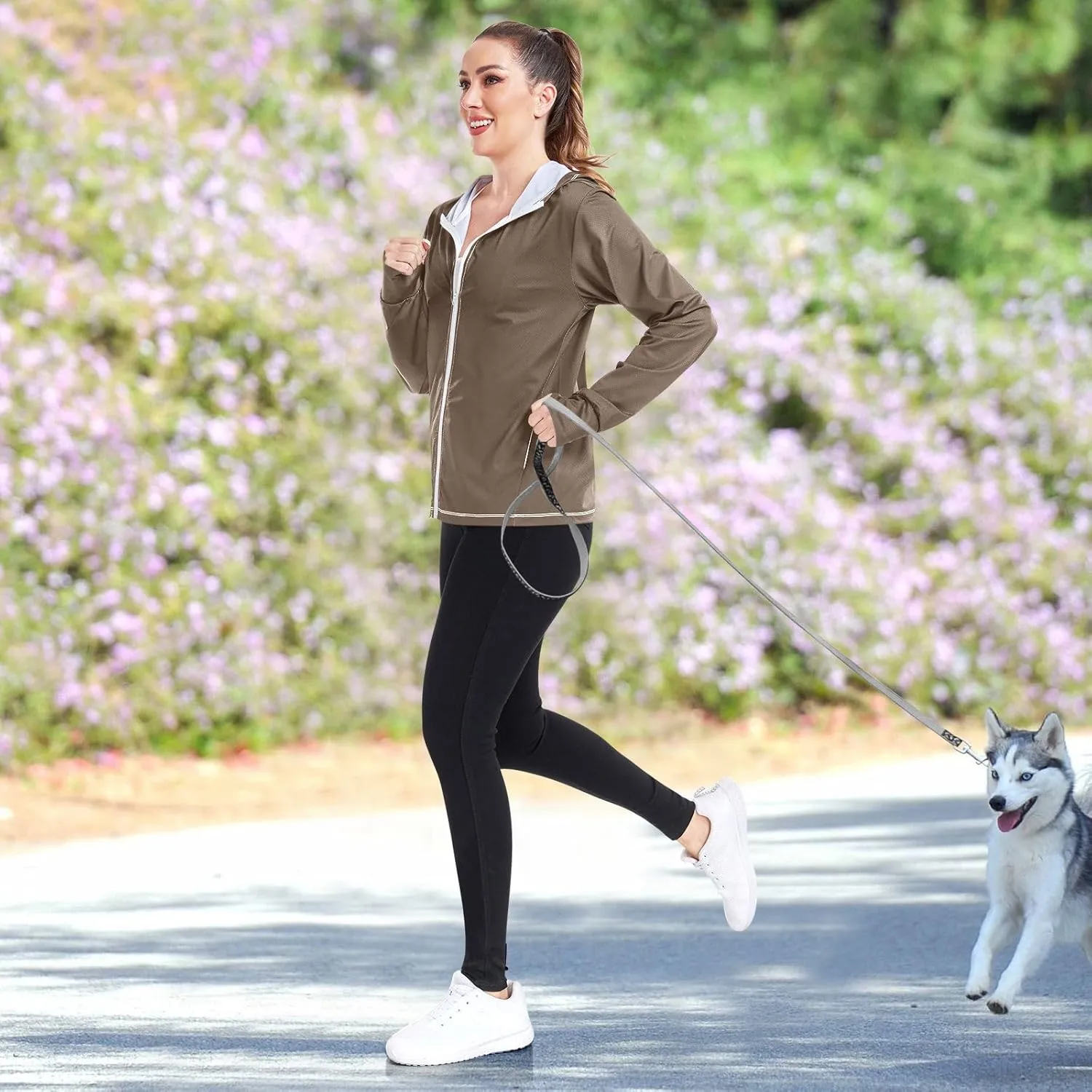 Lotus Womens UPF Hoodie UPF 50  UV Sun Protection Clothing Women's Hoodie Rash Guard