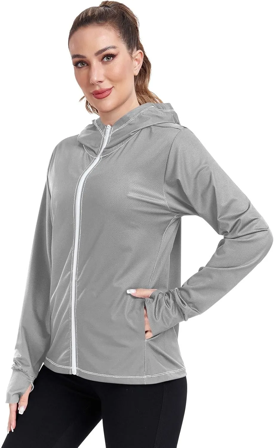 Lotus Womens UPF Hoodie UPF 50  UV Sun Protection Clothing Women's Hoodie Rash Guard