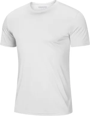 MAGCOMSEN Men's Short Sleeve UPF 50  T-Shirt Quick Dry Rash Guard Athletic Running Swim Top Tee Performance Water Shirts