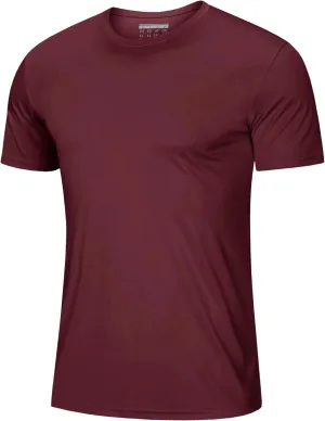 MAGCOMSEN Men's Short Sleeve UPF 50  T-Shirt Quick Dry Rash Guard Athletic Running Swim Top Tee Performance Water Shirts