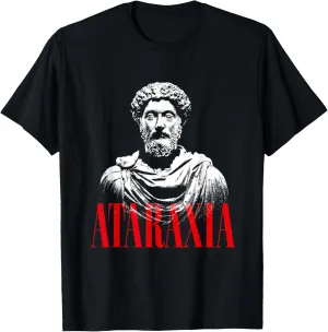 Marc Aurel - Ataraxia - Stoic Philosopher Bust T-Shirt