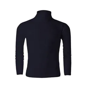 Mens Casual Slim Fit Light Weight Turtleneck Pullover Sweaters T Shirts
