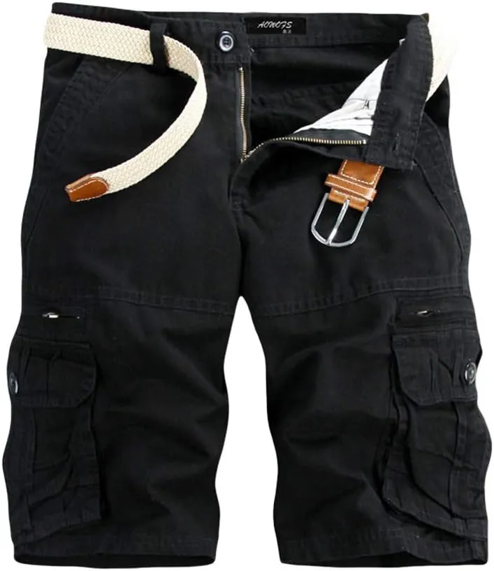 Men's Pants Casual Sports Pants Comfortable Cargo Shorts with Pockets Outdoor Fashion Five-Point Shorts