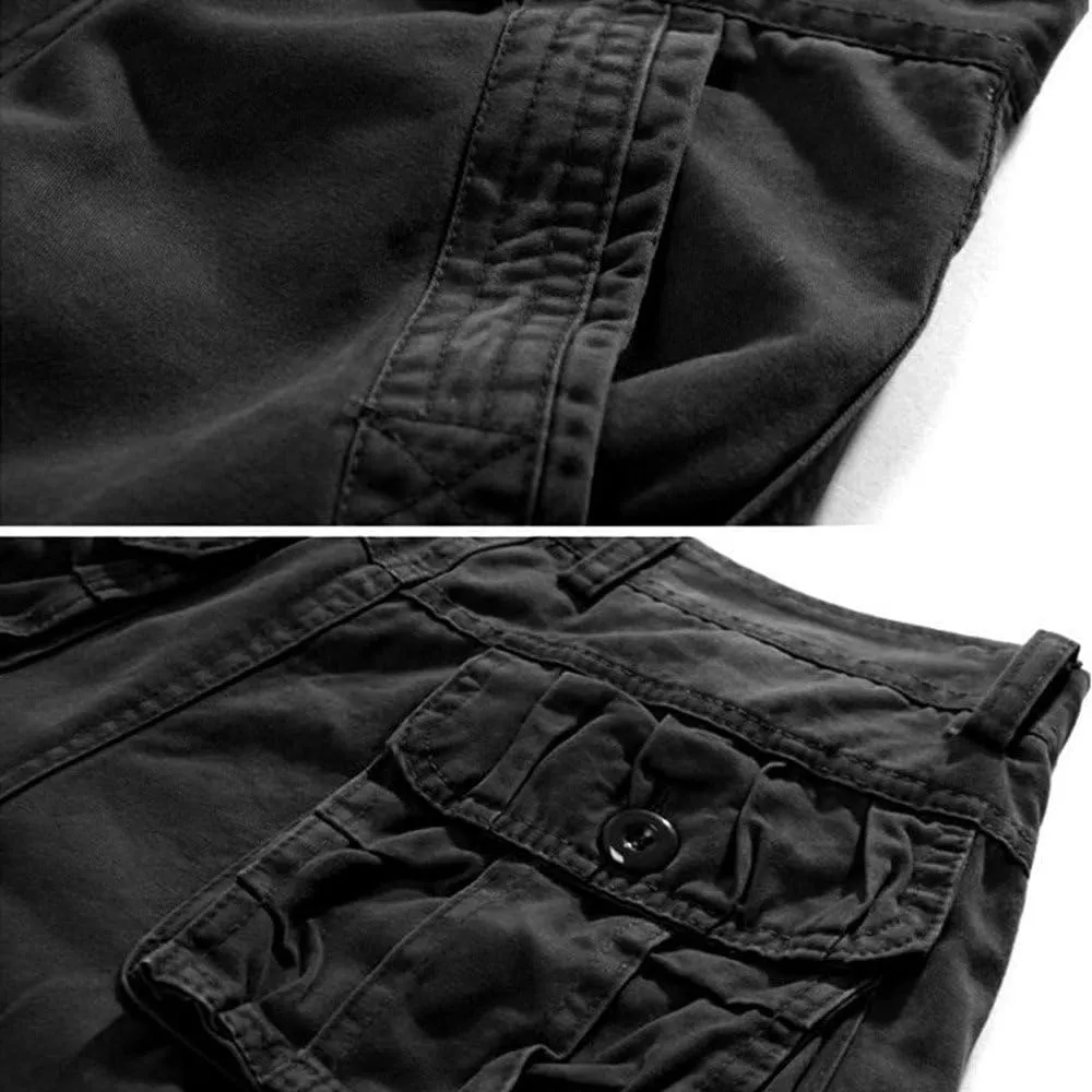 Men's Pants Casual Sports Pants Comfortable Cargo Shorts with Pockets Outdoor Fashion Five-Point Shorts