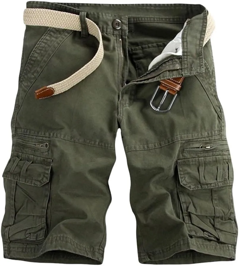 Men's Pants Casual Sports Pants Comfortable Cargo Shorts with Pockets Outdoor Fashion Five-Point Shorts