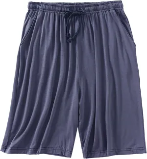 Mens Summer Linen Shorts Elastic Waist Drawstring Classic Cotton Beach Stretch Chino Athletic Shorts with Pockets
