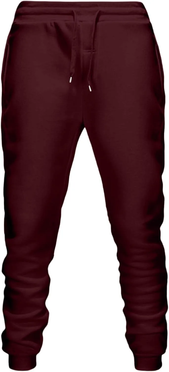 Mens Sweatpants with Drawstring Waist Joggers for Men Slim Casual Sweatpants with Pockets for Lounge and Exercise