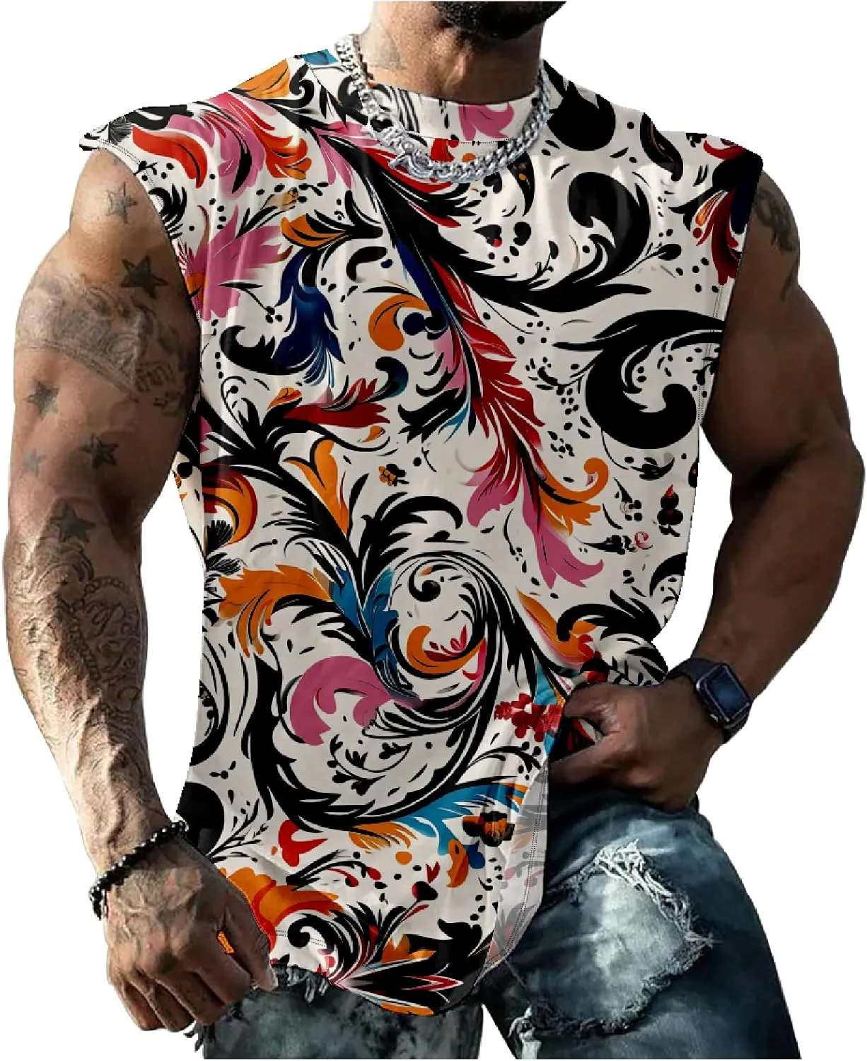 Mexico Gym Shirts Men Graphic Tank Top Mens Sleeveless Quick Dry Cool Crew Neck 3D Design Workout Funny Tee