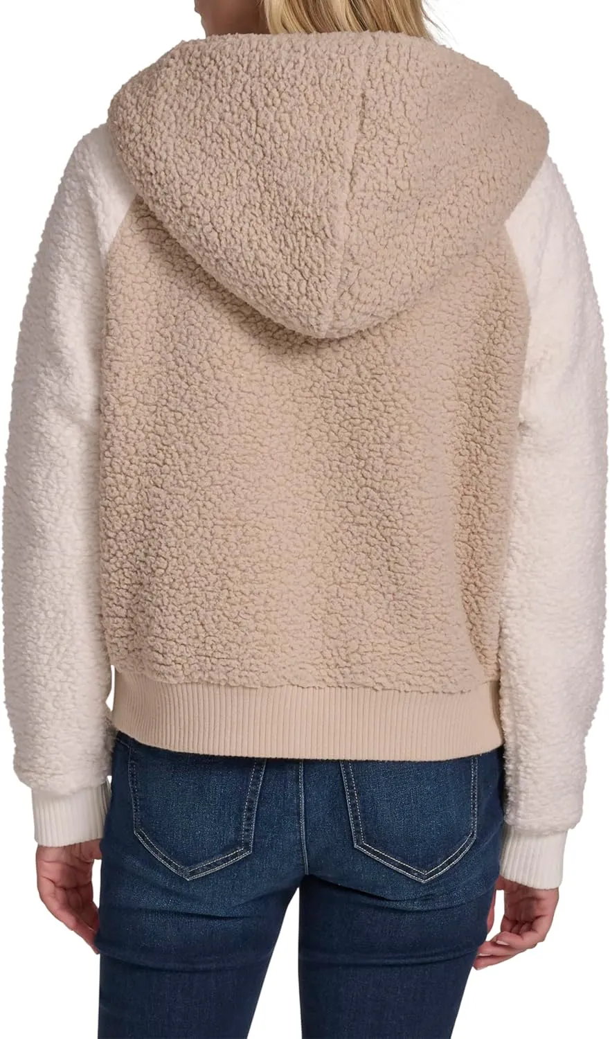 Nautica Women's Colorblock Sherpa Soft Zip