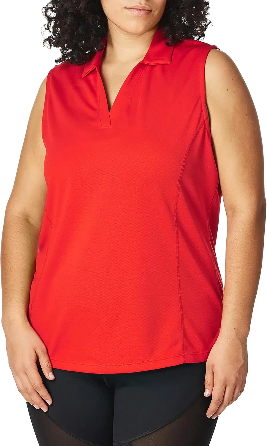 PGA TOUR Women's Airflux Sleeveless Golf Polo Shirt