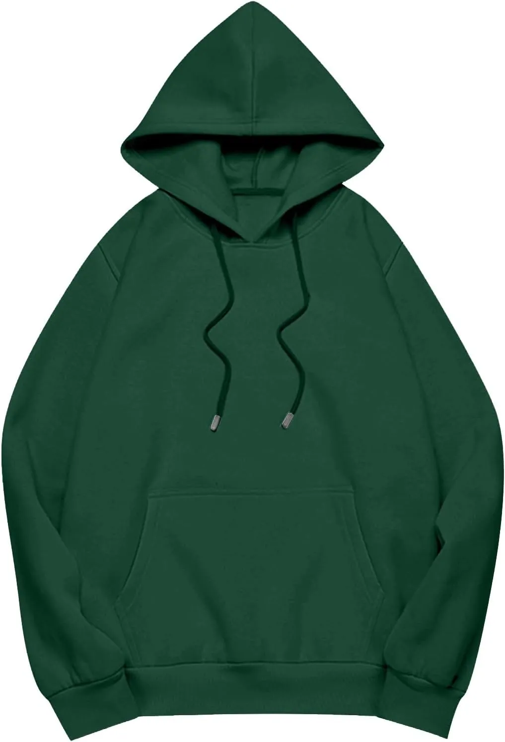 Plus Size Hoodie for Women Drop Shoulder Fleece Oversized Sweatshirts Baggy Pullover Tops Warm Winter Coat w/Pockets