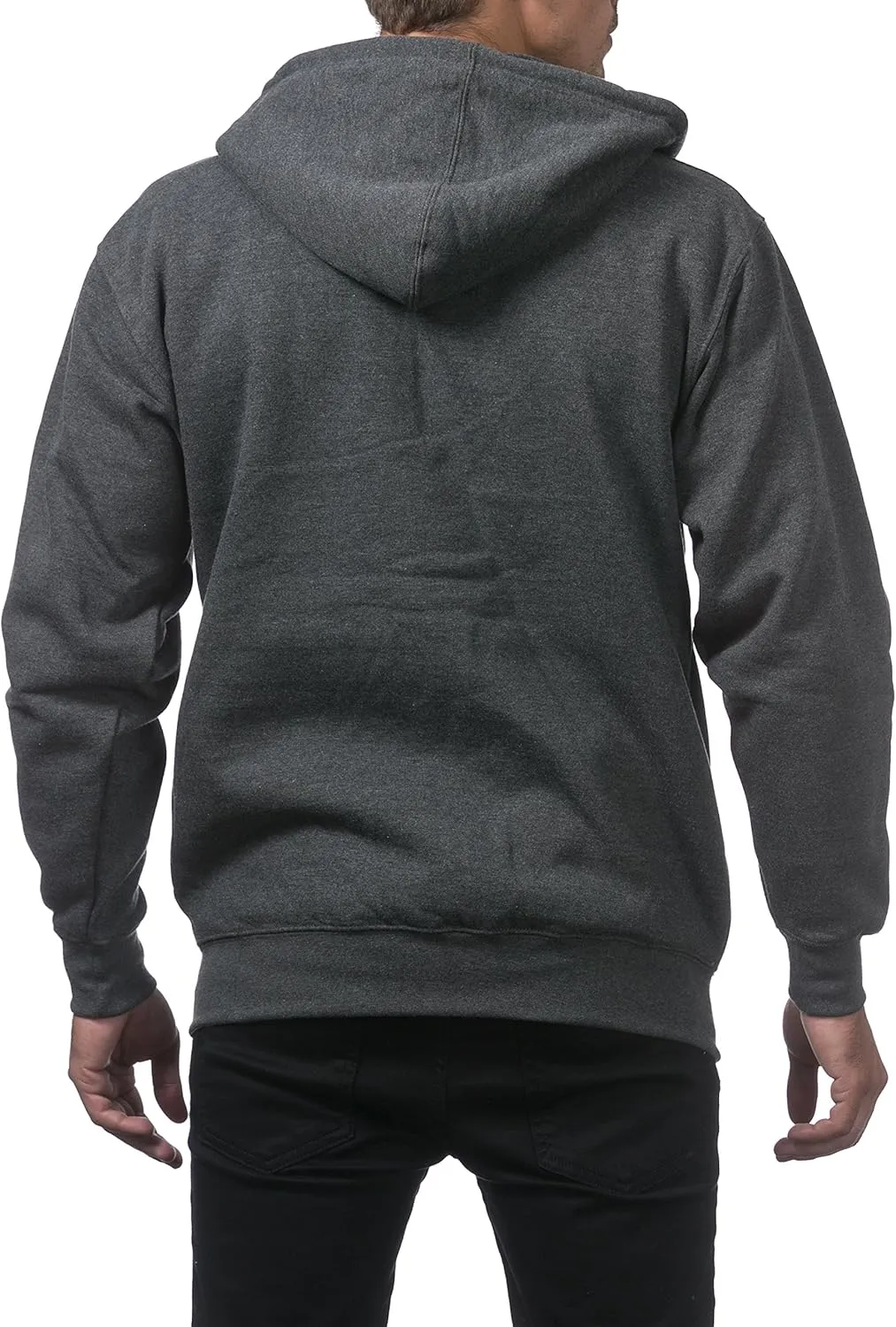 Pro Club Men's Heavyweight Full Zip Fleece Hoodie