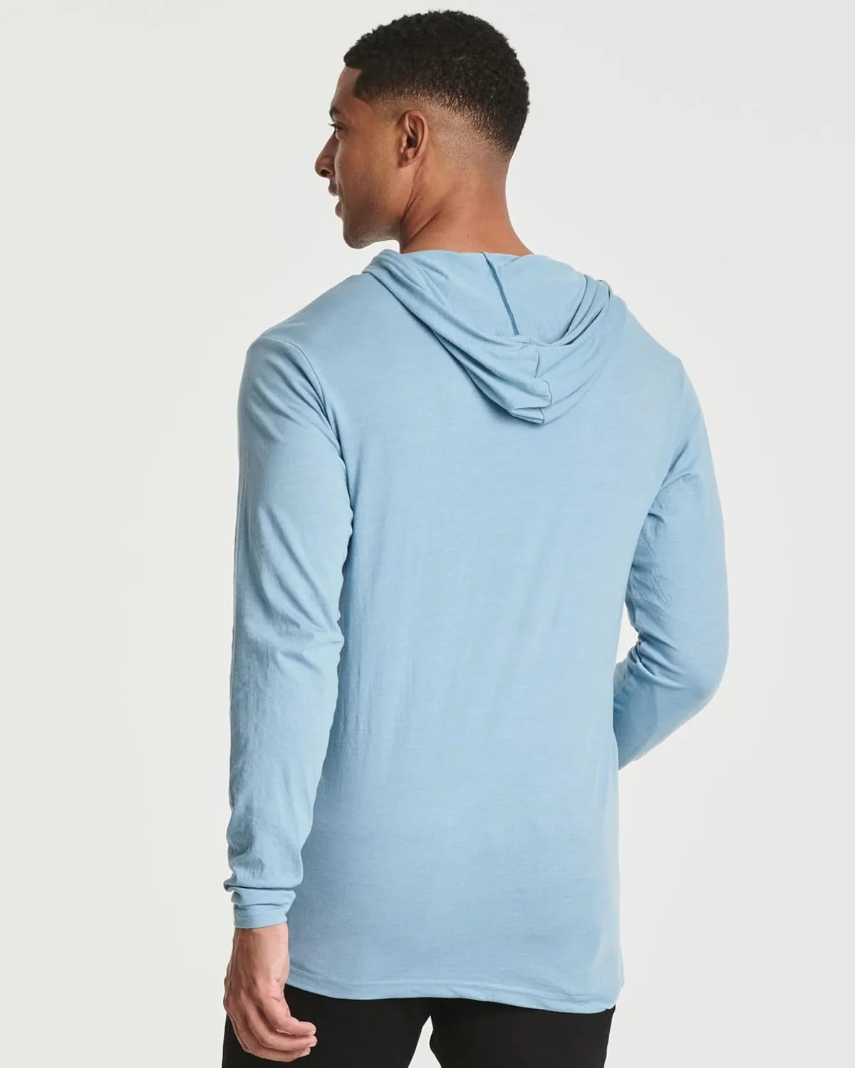 Real Essentials 3 Pack: Men's Cotton Lightweight Casual Pullover Drawstring Hoodie With Pocket (Available In Big & Tall)