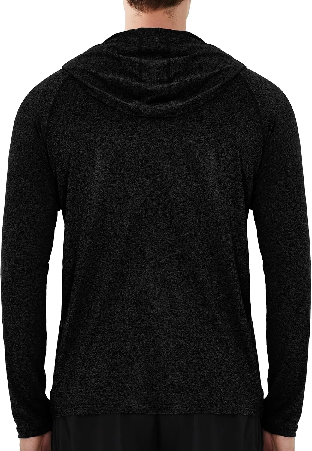 Roadbox Men's UPF 50  Fishing Shirts, Long Sleeve UV Sun Protection SPF Hoodie, Quick Dry Swim Rash Guard for Outdoor Hiking