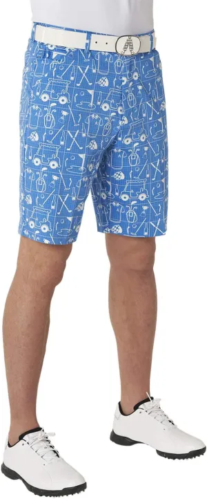 Royal & Awesome Mens Golf Shorts, Crazy Golf Shorts For Men, Plaid Shorts Men - Golf Tool Included
