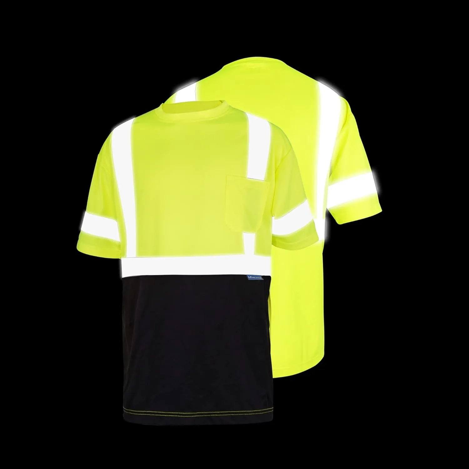 Safety Shirt short Sleeve High Visibility Reflective Breathable T Shirt for Work Warehouse Construction Class 3