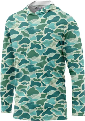 Southern Fin Apparel Performance Fishing Hoodie Shirt for Men Women UPF UV 50  Lightweight With Hood