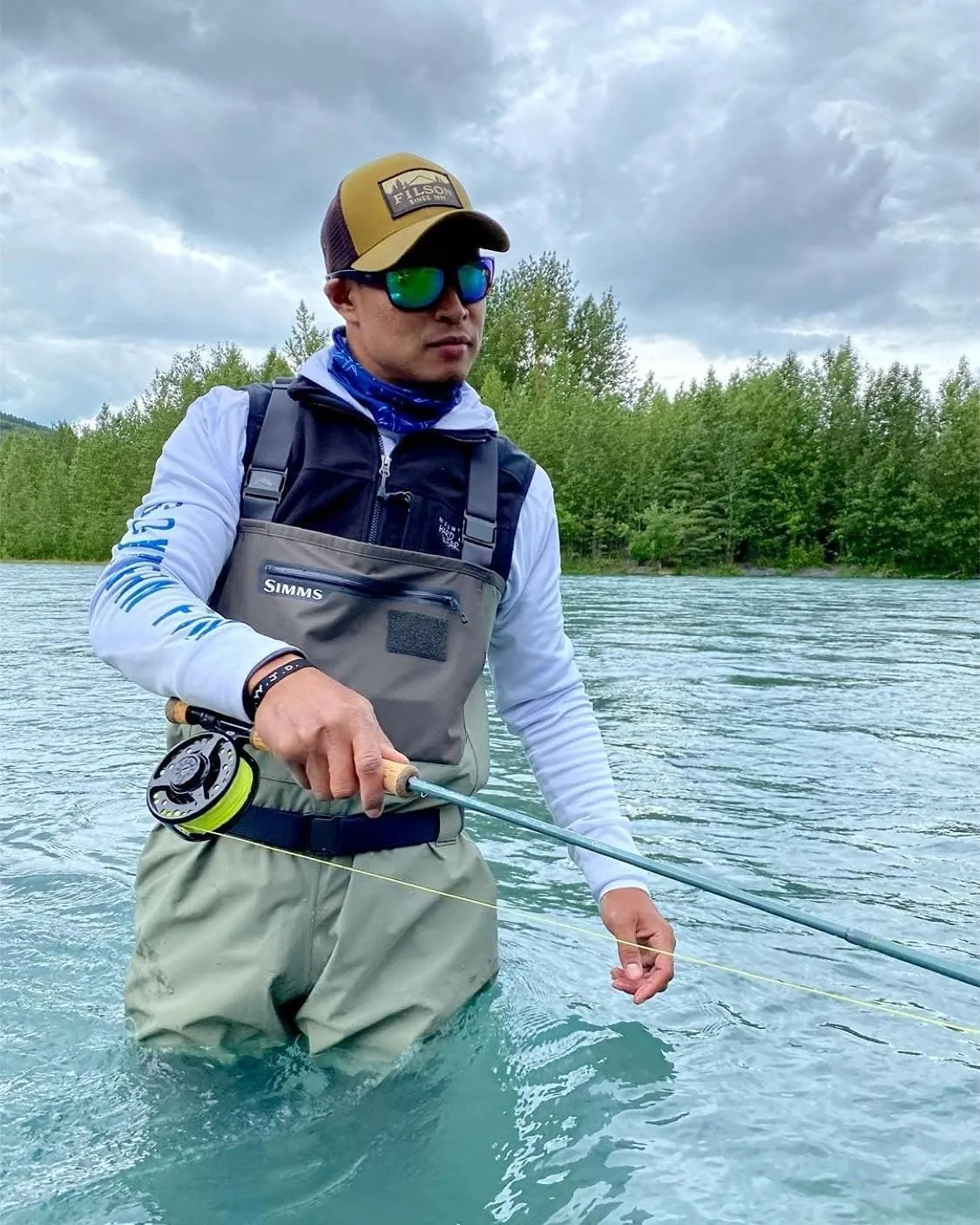 Southern Fin Apparel Performance Fishing Hoodie Shirt for Men Women UPF UV 50  Lightweight With Hood