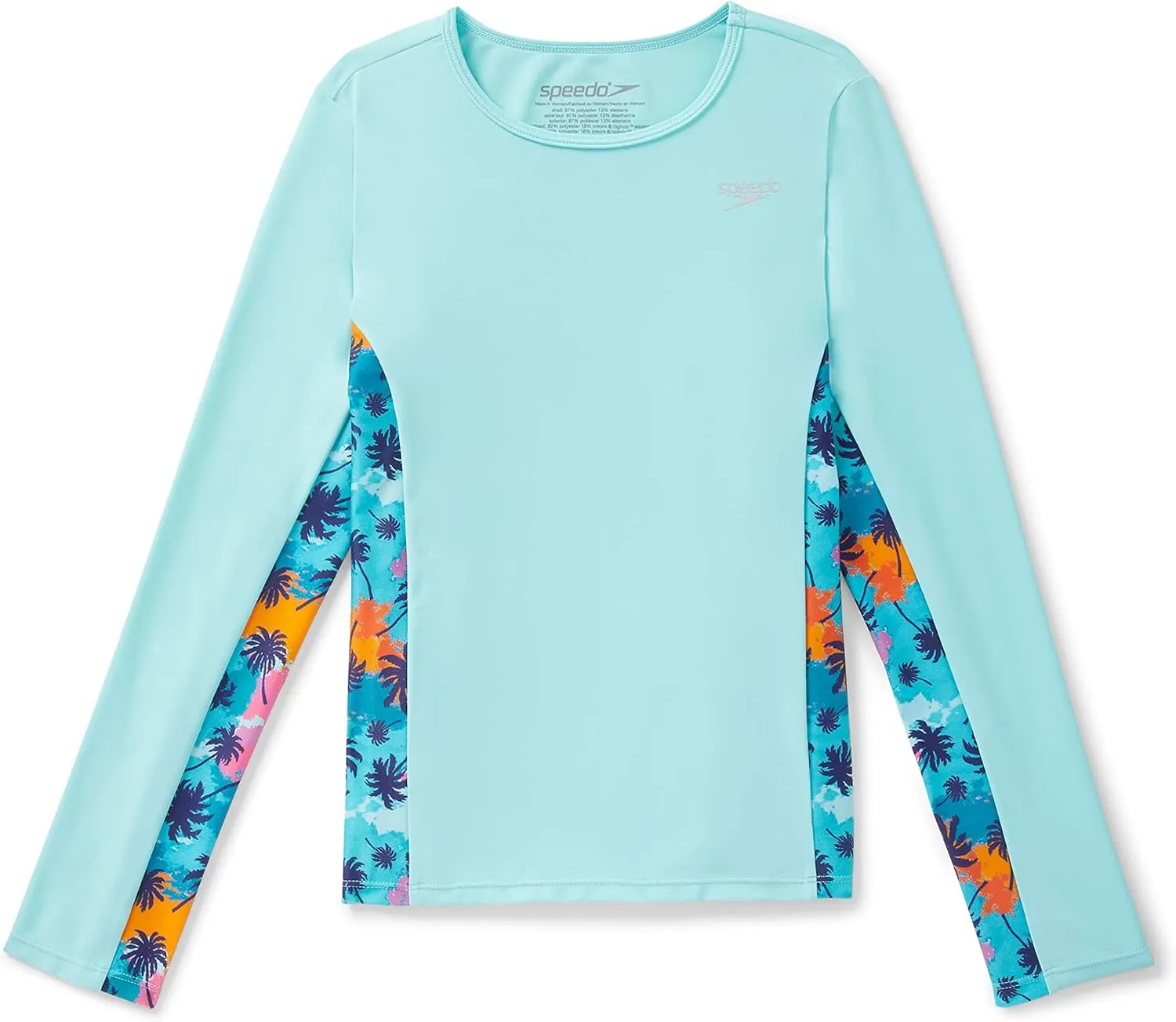 Speedo Girl's Uv Swim Shirt Long Sleeve Rashguard