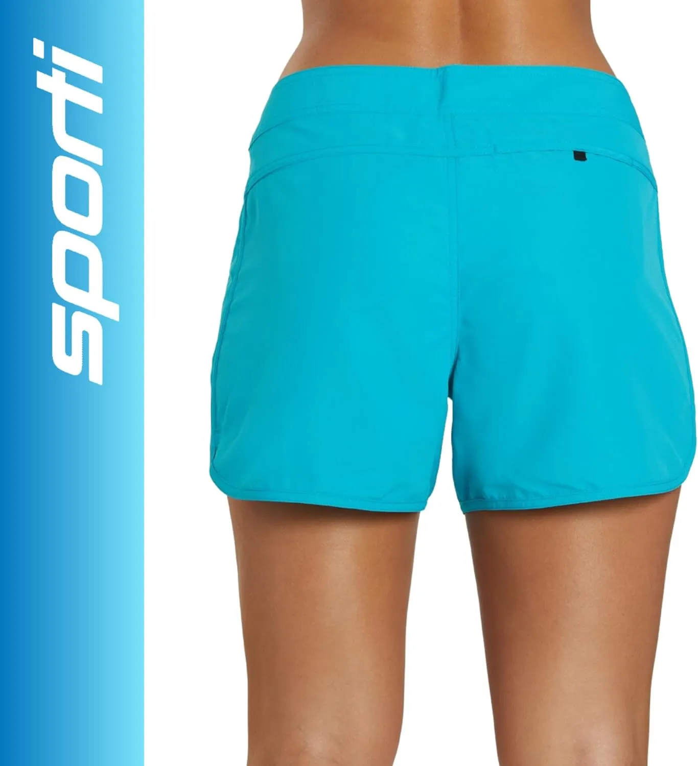 Sporti Womens Board Shorts - Swimming Shorts for Girl - Quick Dry Bathing Suit Bottom for Women