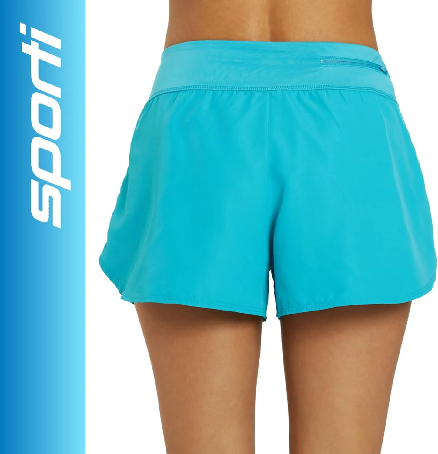 Sporti Womens Board Shorts - Swimming Shorts for Girl - Quick Dry Bathing Suit Bottom for Women