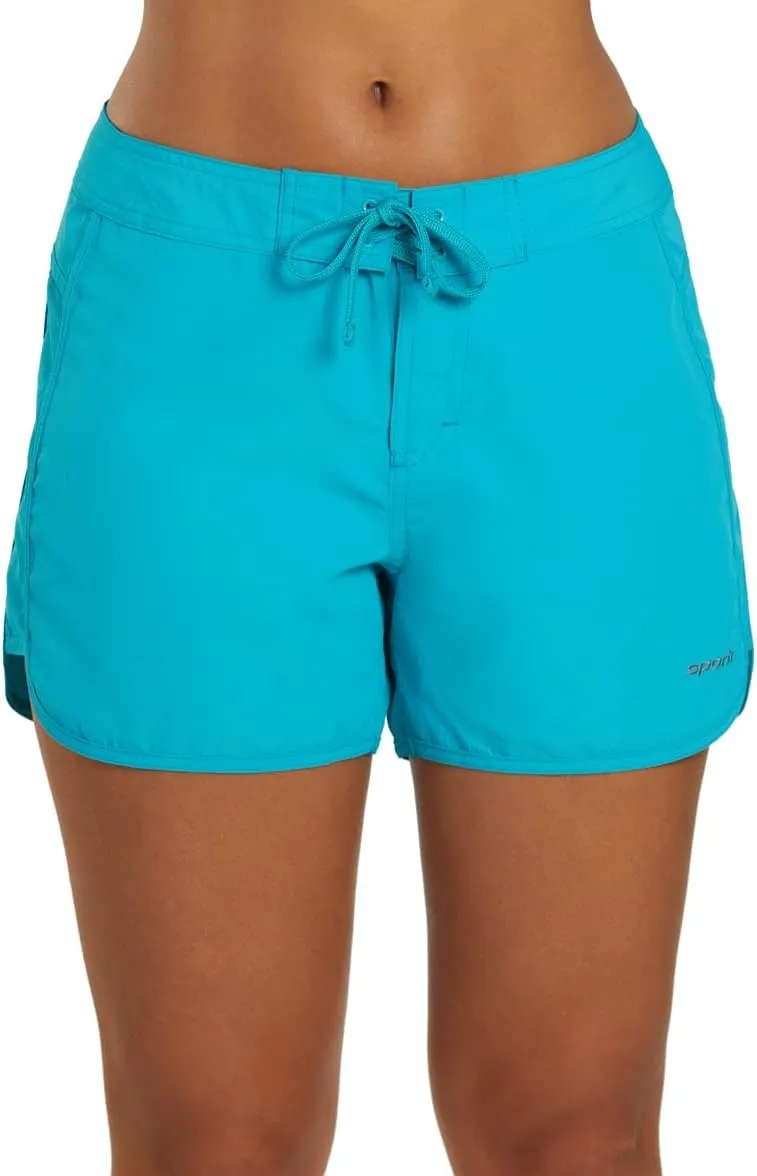 Sporti Womens Board Shorts - Swimming Shorts for Girl - Quick Dry Bathing Suit Bottom for Women