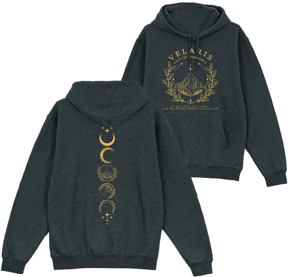 SPYRAMID Velaris City of Starlight Hoodie - The Night Court, ACOTAR, Velaris Sweatshirt