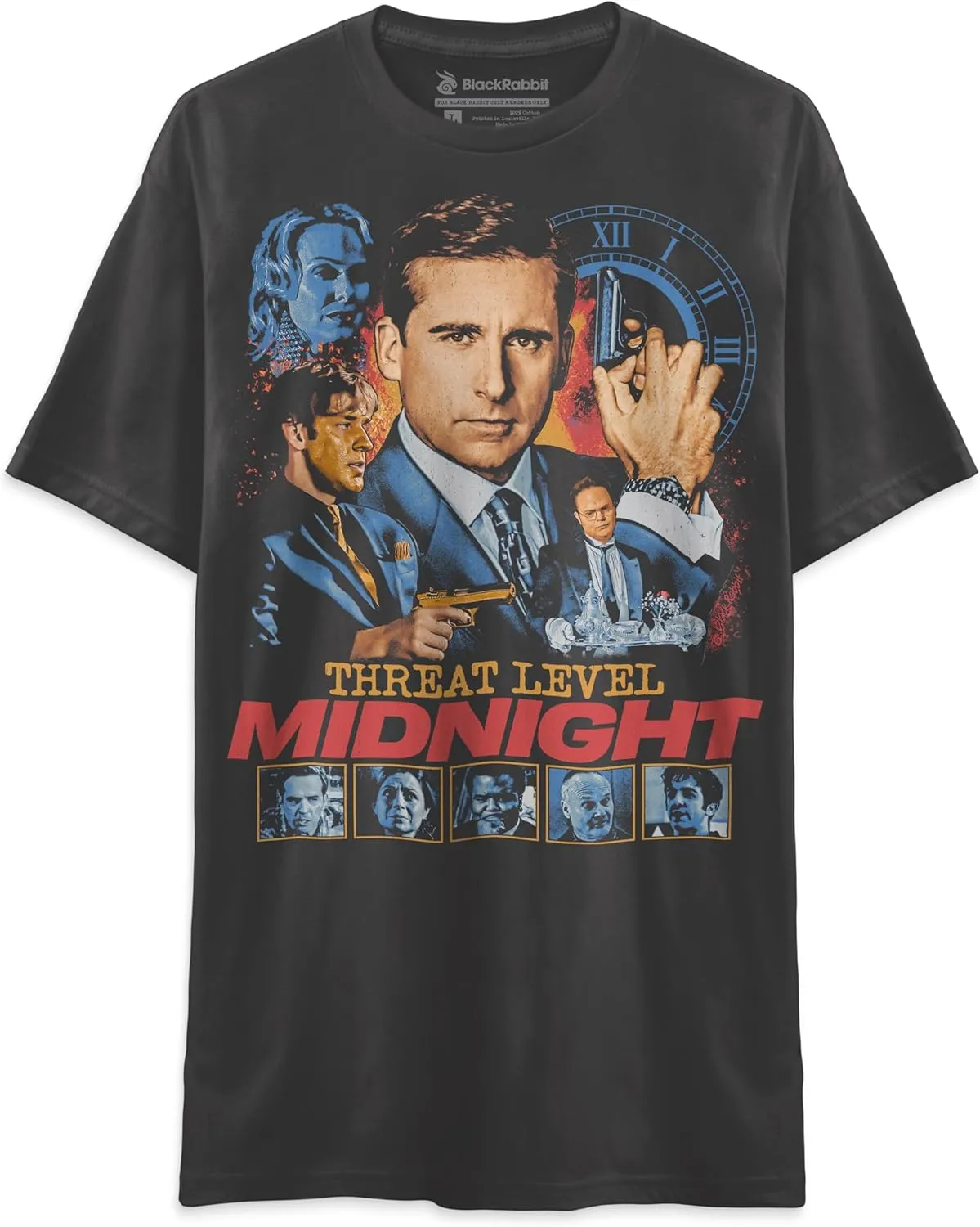 Threat Level Midnight Retro Spy Movie Inspired Unisex Classic T-Shirt