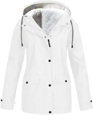 Trench Coat Petite Women Rain Jacket Waterproof Long Rain Coats Hooded Windbreaker Hooded Trench Coats S-5XL