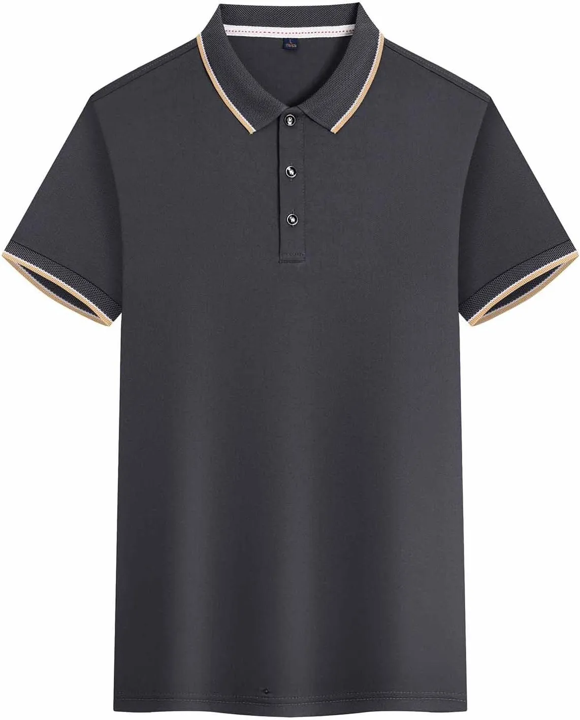 Unisex Polo Shirts Moisture Wicking Quick-Dry Short Sleeve 3 Buttons Solid Golf Shirt Casual Premium Summer Workout Tee Tops