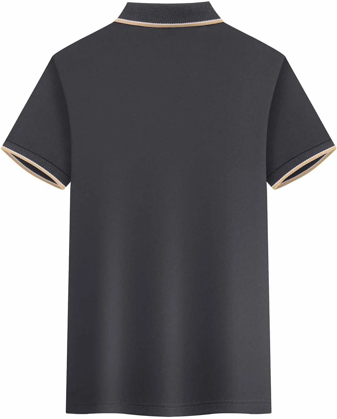Unisex Polo Shirts Moisture Wicking Quick-Dry Short Sleeve 3 Buttons Solid Golf Shirt Casual Premium Summer Workout Tee Tops