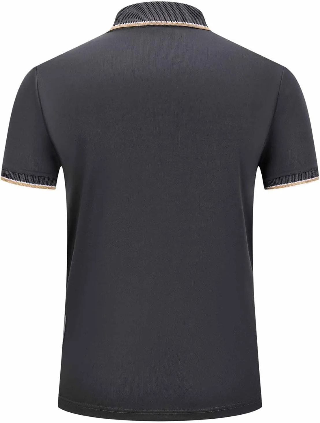 Unisex Polo Shirts Moisture Wicking Quick-Dry Short Sleeve 3 Buttons Solid Golf Shirt Casual Premium Summer Workout Tee Tops