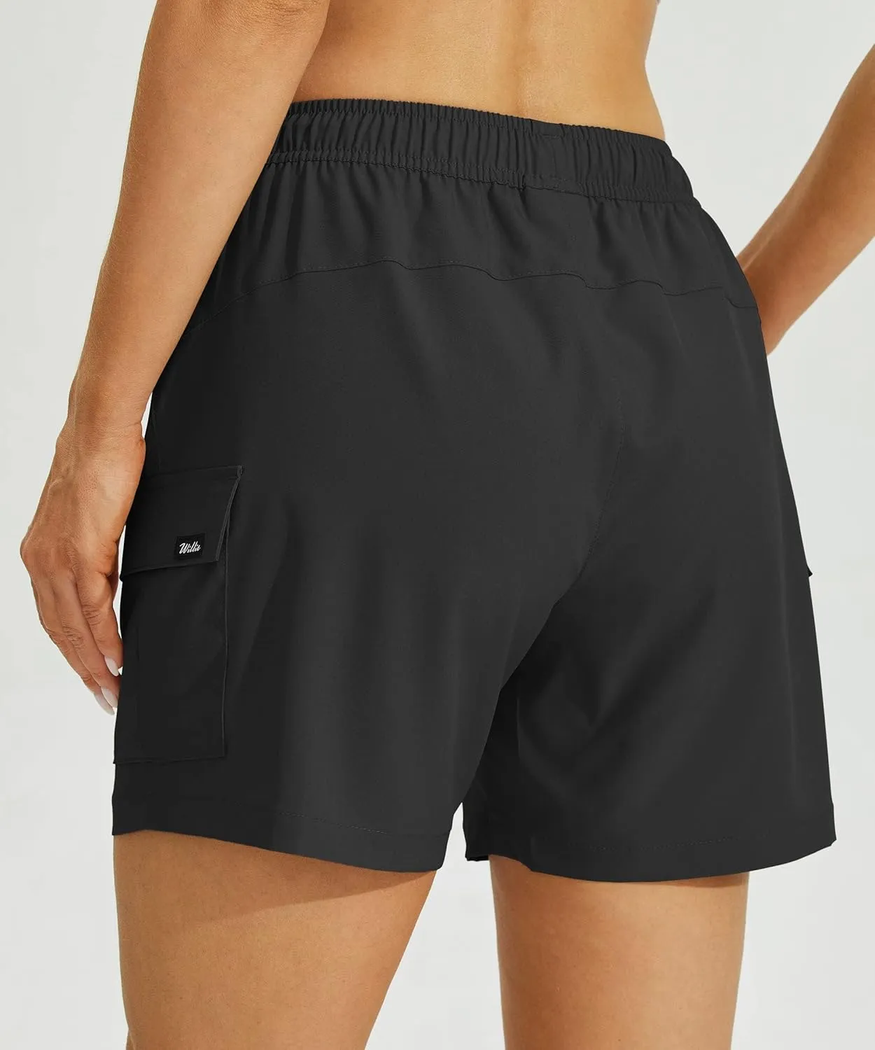 Willit Women's Shorts Hiking Cargo Quick Dry Golf Active Athletic Shorts 7" Lightweight Summer with Pockets