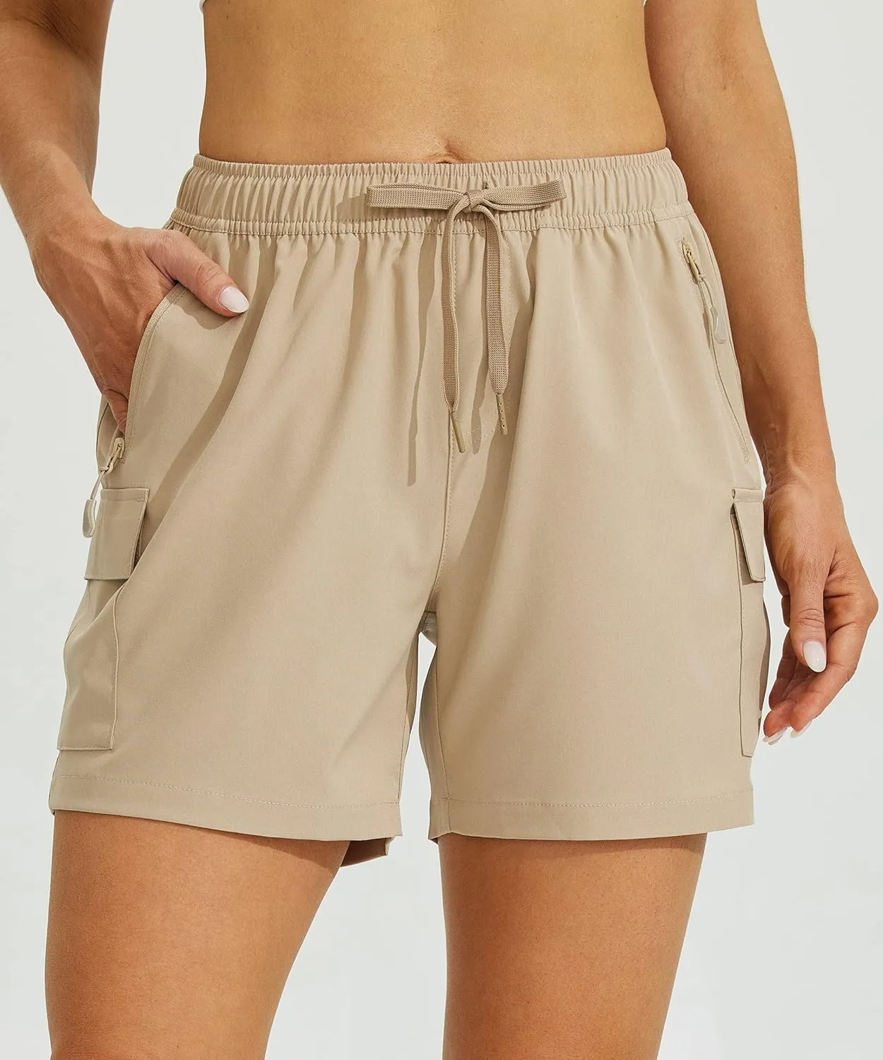 Willit Women's Shorts Hiking Cargo Quick Dry Golf Active Athletic Shorts 7" Lightweight Summer with Pockets