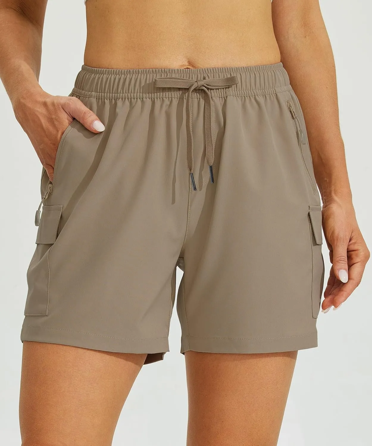 Willit Women's Shorts Hiking Cargo Quick Dry Golf Active Athletic Shorts 7" Lightweight Summer with Pockets