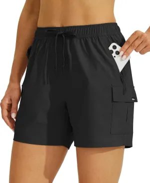 Willit Women's Shorts Hiking Cargo Quick Dry Golf Active Athletic Shorts 7" Lightweight Summer with Pockets