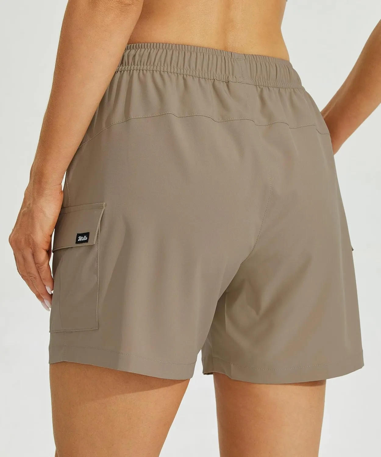 Willit Women's Shorts Hiking Cargo Quick Dry Golf Active Athletic Shorts 7" Lightweight Summer with Pockets