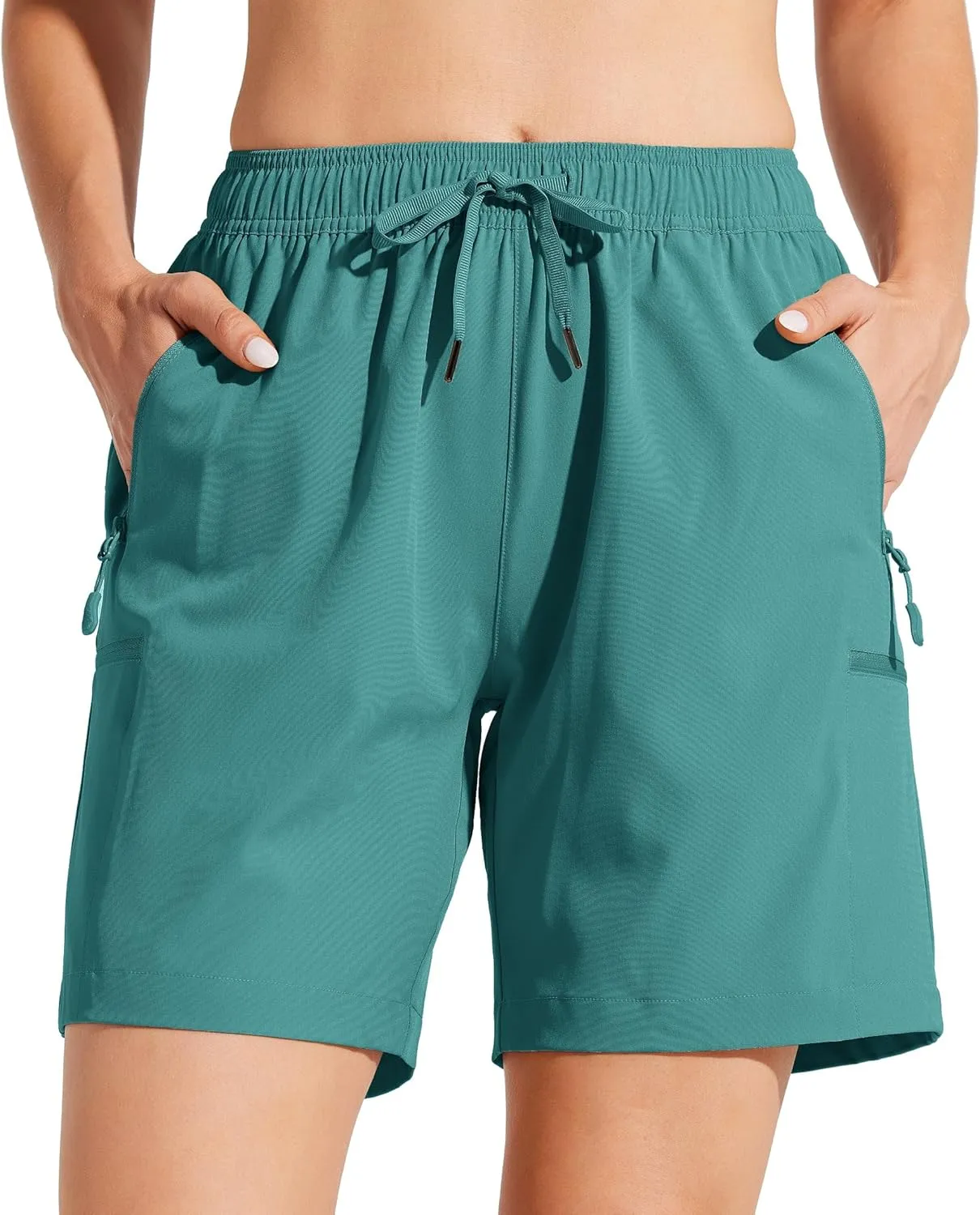 Willit Women's Shorts Hiking Cargo Quick Dry Golf Active Athletic Shorts 7" Lightweight Summer with Pockets