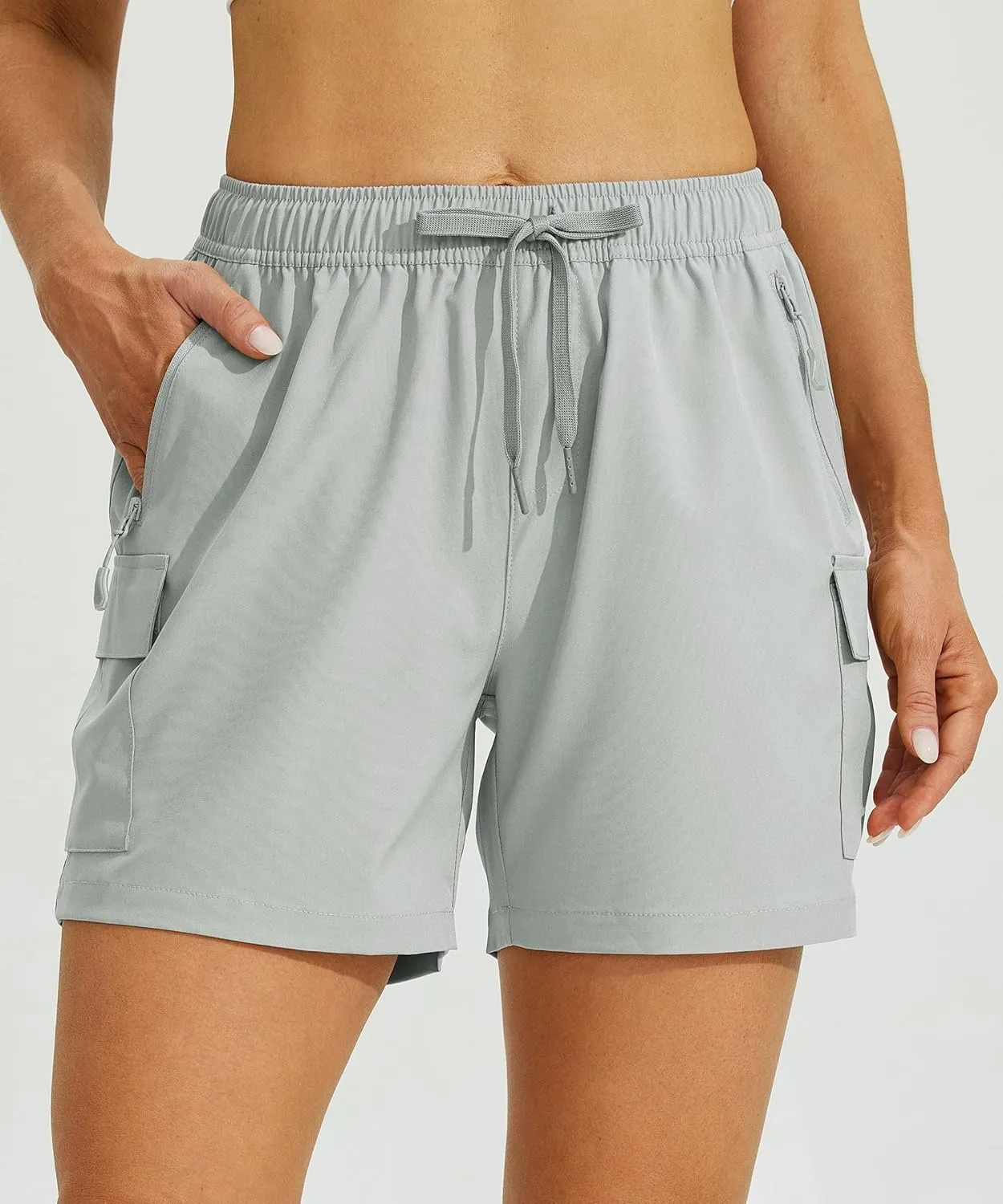 Willit Women's Shorts Hiking Cargo Quick Dry Golf Active Athletic Shorts 7" Lightweight Summer with Pockets