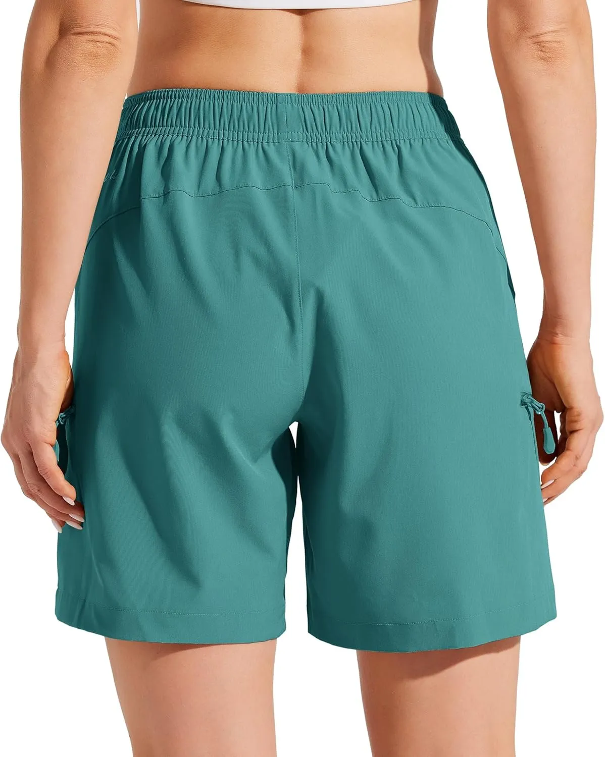 Willit Women's Shorts Hiking Cargo Quick Dry Golf Active Athletic Shorts 7" Lightweight Summer with Pockets